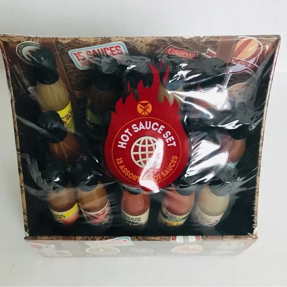 Hot Ticket World Traveler Hot Sauce Gift Set, 15-Pack Assorted Sauces - Picture 8 of 8